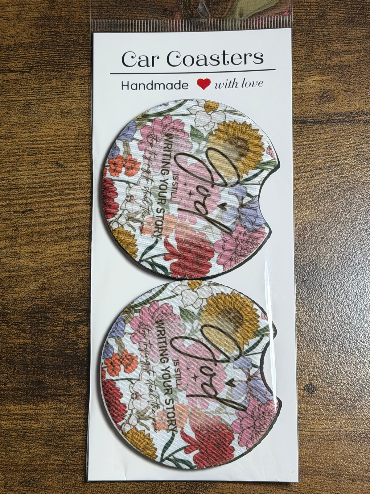 Christian Themed Car Coasters