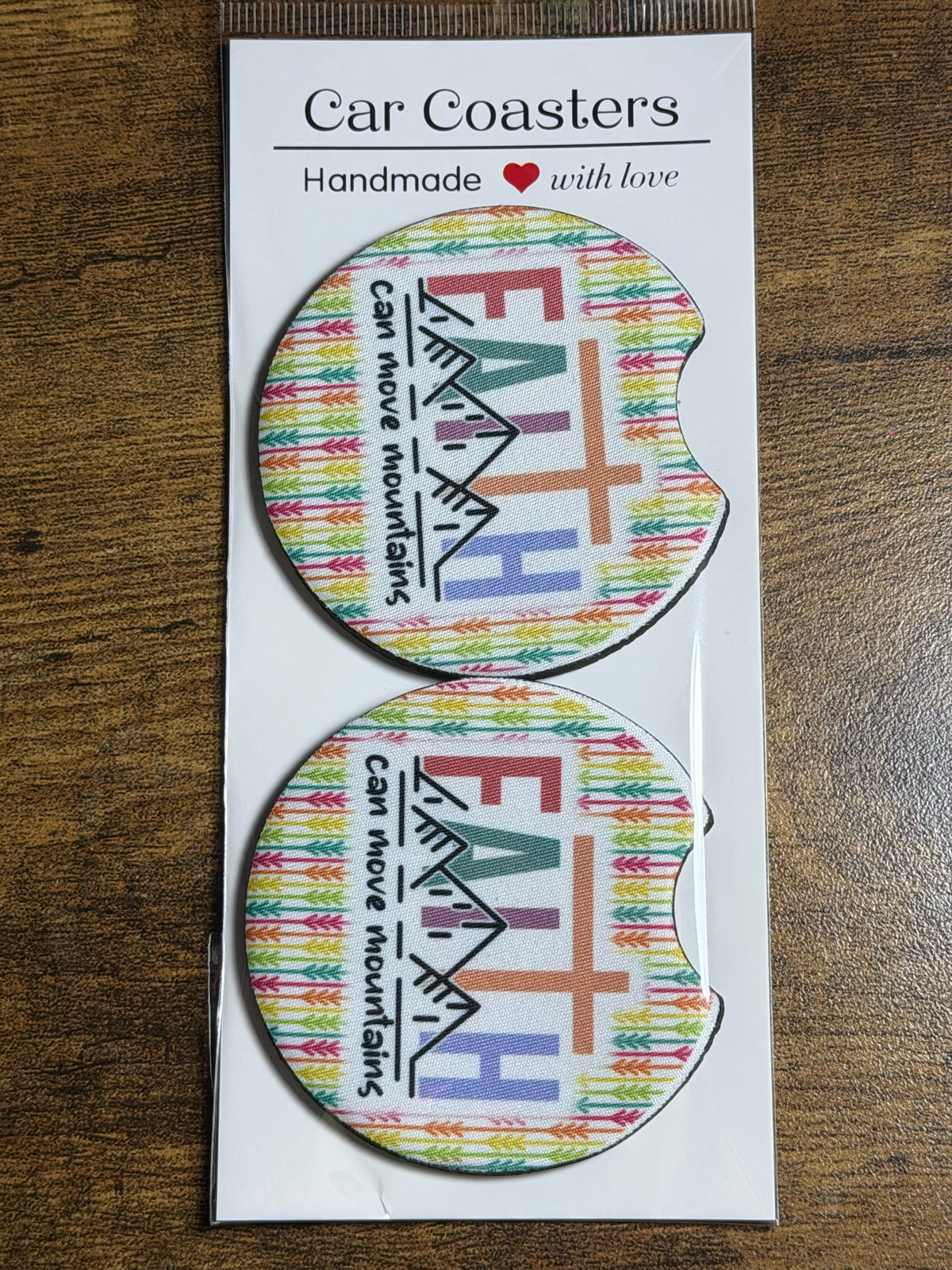 Christian Themed Car Coasters